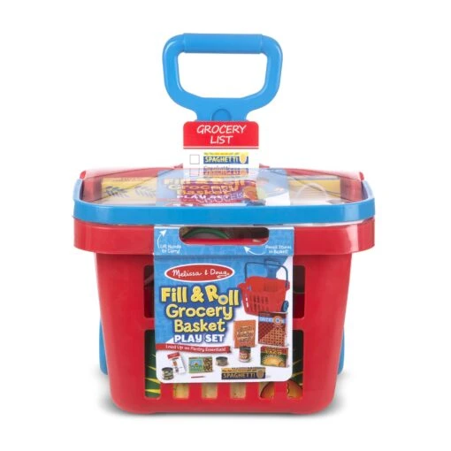 Melissa & Doug Fill & Roll Grocery Basket Play Set -Toy Series 4073 1