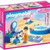 Playmobil Dollhouse Bathroom With Tub -Toy Series PM70211