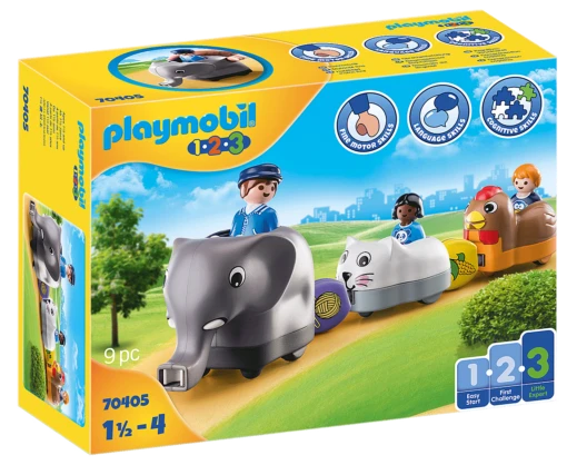 Playmobil 1 2 3 Animal Train -Toy Series PM70405