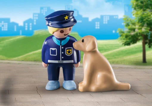 Playmobil 1 2 3 Police Officer With Dog -Toy Series PM70408 2